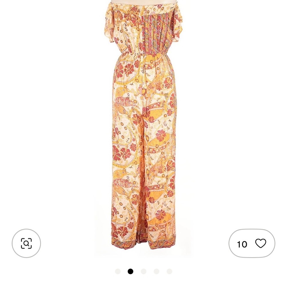 Free People Multicolor Floral Jumpsuit